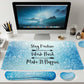 Large Mouse Pad and Keyboard Wrist Rest, Desk Pad for Keyboard and Mouse, 4-in-1 Large Gaming Mouse Pad with Wrist Support for Home Office Study Game-Stay Positive