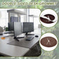 PATIKIL Desk Grommet 2-3/8", 4 Pcs Round Cable Grommet Cord Hole Cover with Adhesive Tape Flexible Table Wire Organizer for Office Home Table Countertop, Deep Brown