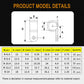 Bigtrans 305 Pcs Nylon Plastic R-Type Wire Clips 1/4" 5/16" 3/8" 1/2" 3/4" Clamps Fasteners Assortment for Cable Conduit -5 Size -White
