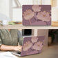 Compatible with 2025 2024 2023 2022 MacBook Air 13 inch Case M4 A3240 M3 A3113 M2 A2681, Hard Shell&Keyboard Cover&Screen Film&Webcam Cover for New M4 Mac Air 13.6 inch with Touch ID, Lotus