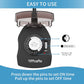 TiFFCOFiO Outdoor Timer Outlet for Lights, 24 Hour Mechanical, Outdoor Light Timer Waterproof, 2 Grounded Outlets for Home and Garden, 15A 1/2HP, Heavy Duty, CSA Listed (2 Pack)