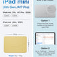 MOFT Dynamic Folio Case for iPad mini 7 A17 Pro 2024 & iPad mini 6th A15 2021, 8.3 Inch Silm Magnetic Stand Case with 20+ Viewing Angles, Auto Wake/Sleep, Ultra Thin, Panna Cotta x Faded Jeans