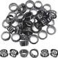 3/4"(19mm) Black Snap-in Knockout Insulating Bushing Grommets, Plastic Cable Hole Grommets for Wiring, Round Nylon Snap in Locking Electrical Wire Cord Hose & Tubing Bushings Grommets, 35pcs