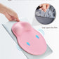 Ergonomic Mouse Pad with Wrist Rest, Large Mousepad(10.6'' x 9''), Office Wrist Support Mouse Mat with Non-Slip Base, Pain Relief for Laptop & Computer（Pink）
