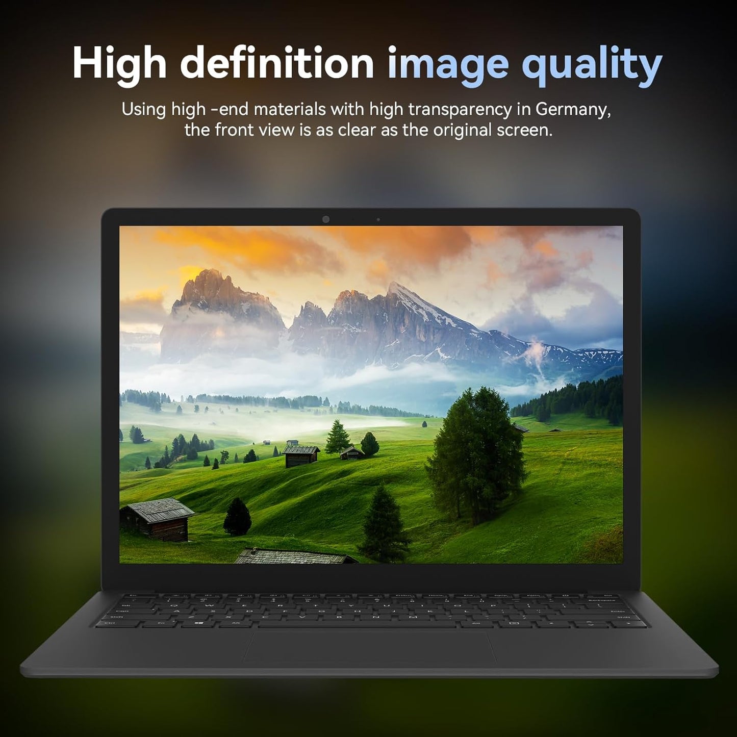 360° Laptop Privacy Screen 16 Inch for 16:10 Computer, 16" Monitor 4 Way Privacy Anti Glare Protector Blue Light Filter Shield Film Compatible with Lenovo/Hp/Dell/Acer/Asus/Thinkpad/Envy/Toshiba