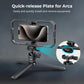 SmallRig Portable Mini Desktop Tripod, Aluminum Alloy Compact Small Tabletop Tripod with 360° Ball Head, 1/4 Screws Quick Release Plate for DSLR，Camera, Phone, Load up to 11 Pounds - 4630