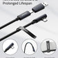 Syntech Link Cable 20FT Compatible with Oculus/Meta Quest 3/Quest 3S/Quest2/Pro/Pico 4 and PC/SteamVR, Upgraded Type C with USB 3.0 Adapter, High Speed Data Transfer Cord for VR Headset, Black