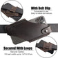 Topstache Leather Phone Holster - Magnetic Clip Case for iPhone & Samsung, Dark Brown