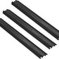 VEVOR 3 PCs Drop Over Cable Cover Ramp, 2,000 lbs/axle Load Capacity, Heavy Duty Cable Hose Protector Ramp, Floor Cord Cover for High Walking Traffic Areas Indoor Outdoor Home Office Warehouse School