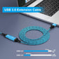 USB Extension Cable 6FT, 2Pack USB Extender USB3.0 Extension Cord Type A Male to Female Extender Cable 5Gbps High Speed Data Transfer for Gamepad,Keyboard,Webcam,Mouse,Camera,Flash Drive,Hard Drive