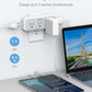 Multi Plug Outlet Extender, TESSAN Surge Protector Wall Plug Splitter with 5 Electrical Outlet Expander, Multiple Plug Adapter for Travel Home Office