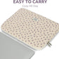 Puffy Laptop Sleeve 13-15.6 Inch Cute Quilted Laptop Protective Case Padded Floral Computer Sleeve for MacBook (A-Purple, 11 Inch)