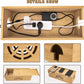 Cable Management Box,Cord Organizer Box,Bamboo Cable Organizer Box for fit Desk Computer USB Behind TV Home Hall Computer Power