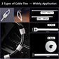 ELII 328Pcs Cable Management Kit, 8 Magnetic Cable Clips,69Adhesive Cable Holder,4 Cable Sleeve Split,22Reusable Cable Strap,200 Nylon Cable Zip Ties with 25 Mounts TV Home(White)
