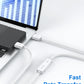 VCZHS Tech USB Extension Cable White 3.3ft, USB 3.0 Extender for High-Speed Data Transfer & Fast Charging, Durable & Flexible for Mouse, Keyboard, Printer, Flash Drive, Webcam, and More