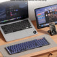 ProtoArc Backlit Foldable Keyboard, XK01 Plus Folding Portable Bluetooth Keyboard for Travel, True Full Size External Wireless Keyboards with Backlight for iPad Tablet Smartphone Laptop PC