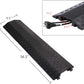 Medium 2 Pack - Floor Cord Cover Cord Protector Drop Over Drop Trak Cable Ramp for Office Warehouse - Black