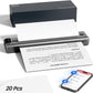 Phomemo Upgraded Q302 Portable Printer, Ultra-High 300dpi Inkless Printer Silent Printing, Wireless Bluetooth Thermal Printer Compatible with Phone & PC, Compact Printers for Business Travel