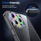 UniqueMe for 3 Pack iPhone 16 Pro/iPhone 16 Pro Max Camera Lens Protector - [Drop Protection] [Case Friendly] 9H Tempered Glass Camera Cover Screen [Update New Version] - Glitter Colorful
