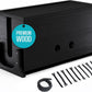 Extra Large Cable Management Box, Wood Cord Hider Box & Organizer for Power Strip, TV Wires & Desk Cable Storage