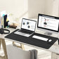 YSAGi Non-Slip Leather Desk Pad L Size, Waterproof Laptop Computer Desk Keyboard Mat, Table Protector Blotter Mat, Large Mouse Pad for Office/Work/Home/Decor(Black, 35.4" x 17")
