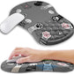 Ergonomic Mouse Pad Wrist Support with Memory Foam Massage Bulge, Carpal Tunnel Pain Relief Mousepad Wrist Rest for Mouse(12x8 inch, Paw)