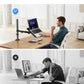 HUANUO Laptop Desk Mount - 17' to 32' Monitor Arm, Ventilated Tray, Fully Adjustable with Tilt, Swivel & Rotation, Holds up to 22 lbs