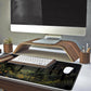 Dark Forest Desk Mat Mouse pad, Green Nature Deskmat XXL Large Extended Aesthetic Plant Mousepad Gaming Desk Pad, Big Laptop Computer Keyboard and Mouse Mat for Women Office Desk Decor 31.5x15.7 in