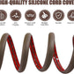 Floor Cord Cover Cable Cavity Self Adhesive Cord Hider Floor 10FT Floor Cable Management Power Cord Protector Floor Electric Cord Covers for Offices, Gym, Exhibitions (CoffeeBrown, 1.57" x 10')