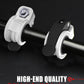 Mini Barbell Clips 1 inch I Multi-Size Adjustable Barbell Collar I 1 inch Barbell ClampsIQuick Release Weight Clips Pair of Locking for Dumbbell Bar