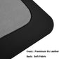 PU Leather Desk Pad Protector Gaming Mouse Pad Non Slip Desk Mat for Keyboard and Mouse Waterproof Desk Writing Pad for Office and Home Desk Accessories(Black, 23.6 * 11.8)