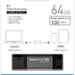 TEAMGROUP X1 64GB USB 100MB/s 3.2 Gen 1 Type A & Type C (3.1/3.0) OTG Dual Interface USB Flash Drive Data Storage Memory Stick Compatible with Smartphone/Tablet/Laptop/PC/MacBook TX1364GC01