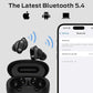 Monster N-Lite 206 Wireless Earbuds Bluetooth 5.4 in Ear Headphones, Bluetooth Ear Buds Built-in Microphone, Touch Control, Comfortable Fit, USB-C Fast Charging, IPX6 Waterproof, 25H Playtime, Black