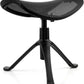 Footrest for Desk Adjustable Height 2-in-1 Function Rotatable Ergonomic Under Desk Footrest Ottoman Stool Rolling Leg Rest for Home Office (Black)