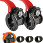 Barbell Clips 1 Inch Quick Release Weight Clamps 0.9-1.18inch Multi-Size Adjustable Olympic Clamps for Bars