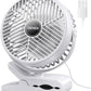 GEHEN Small Clip on Fan, 3-Speed Fan with Strong Airflow, USB-Powered Clip & Desk Fan with Sturdy Clamp, Ultra Quiet for Office Dorm Bedroom Stroller
