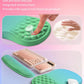 Hokafenle 2in1 Combination, Wave Keyboard Wrist Rest and Ergonomic Curvature Mouse Pad Wrist Support for Relieve Wrist Pain, Filled with Soft Cushion Memory Foam, Gradient Green