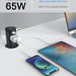 Pop up Outlet for Countertop,65W USB C Fast Charging Port,2.5-inch Hole Desktop Power Grommet,Recessed Power Strip,4 Outlets 4 USB Ports,15Amp Tamper Resistant Receptacle，ETL Listed (Black)