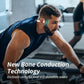 CXK Bone Conduction Earbuds,Open Ear Headphones Bluetooth 5.3, Wireless Headphones 8H Playtime, IPX6 Waterproof Sport Headphones for Sports, Peach