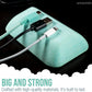 Smartish® Magnetic Cord Holder - Bigger Cable Wrangler Organizer with Magnet Clips for Charger Management on Desktop, Nightstand, or Side Table - Holds 6+ Cables - Teal Me More