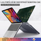 CISSOOK Case for MacBook Air 13 inch 2021 M1 A2337 A2179 A1932, Hard Shell Case+ Keyboard Cover+ Screen Protector for New MacBook Air 13 with Retina Display and Touch ID 2022-2018, Elegant Gold Lotus