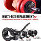Narrow Barbell Clips 2.5cm Width for Olympic Bars, 0.9-1.18inch Adjustable Weight Clamps, Quick Release Locking Collars for Weightlifting