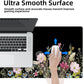 Gaming Mouse Mat Forest Background Pattern XXL XL Large Mouse Mat Long Extended Mouse Pad Desk Mat Non-Slip Rubber Mice Pads Stitched Edges Thin Pad (Floral)