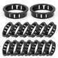 15PCS 1-3/4" Black Cable Snap Bushing Grommet, Snap in Cord Bushing Protect Cables