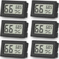 Vaikby 6-Pack Mini Digital Thermometer Hygrometer, Indoor Humidity Monitor, Temperature Humidity Gauge Meter with Fahrenheit (℉) for Humidors, Greenhouse, Garden, Cellar, Closet, Fridge