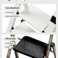 Taranta 3 Step Ladder, Lightweight Aluminum Step Stool with Convenient Handgrip, Folding Ladder with Anti-Slip Pedals, 330lbs Capacity Stepladder for Home, Office, Kitchen - White