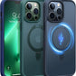 TORRAS Magnetic for iPhone 13 Pro Max Case 6.7 inch [ Fit for Magsafe] with Stand, [Military Grade Drop Protection] Shockproof Translucent Back Slim Protective Phone Case (2021), Black