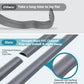 Cord Cover Floor 34in (2 x L17in), Large Capacity Floor Cable Cover, Hard PVC Cord Hider, Wire Cable Management Raceway, Grey, Cord Cavity - 1.8"(W) x 0.6"(H)
