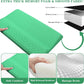 Computer Keyboard Stand Pad with Wrist Rest, Ergonomic Comfy Tilted Keyboard Stand Riser Holder Pad for Office Home (Green)