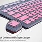 Dell Keyboard Cover & Skin for Wired KB216 & Wireless KM636, Inspiron AIO 3475/3670/3477 - Ombre Pink